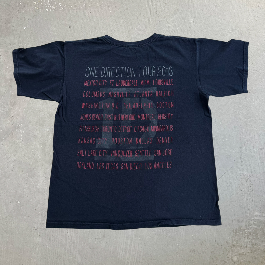 J- 2013 One Direction Take Me Home Tour Picture Tee - L