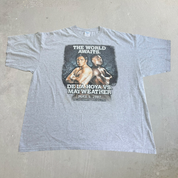 J- Vintage '07 De La Hoya Vs. Mayweather Boxing Picture MGM Grand Las Vegas Tee - 2XL