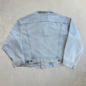 J- Vintage 90s Levi’s 70598 4834 Light Wash Trucker Denim Jacket - XL