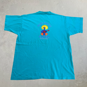 J- Vintage Blue Goose Cantina Texas Graphic Made In USA Single Stitch Tee - XL