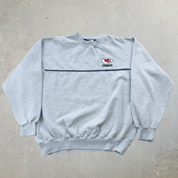 J- Vintage Kansas City Chiefs NFL Embroidered Logo & Text Crewneck - M