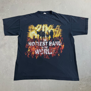 J- Vintage KISS Hottest Band In The World Limited Collector Series Graphic Made In USA Tee - XL
