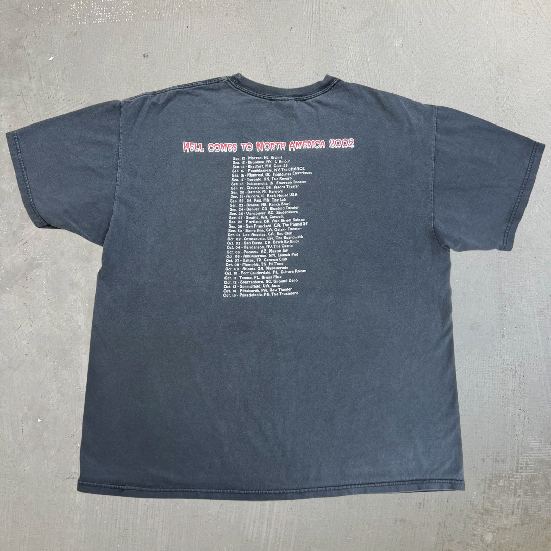 F- '02 Destruction Kreator Hell Comes To Your Town Tour Tee - XL