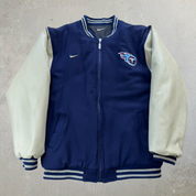 J- Vintage Tennessee Titans NFL Nike Bomber Jacket - L