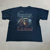 J- Vintage '90 Queensryche 1990 World Tour Graphic Tee - XL