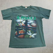 J- Vintage '95 Philadelphia Eagles NFL Graphic Made In USA Tee - L