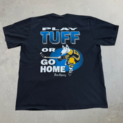 J- Vintage Don Cherry Play Tuff Or Go Home Graphic Single Stitch Tee - XL