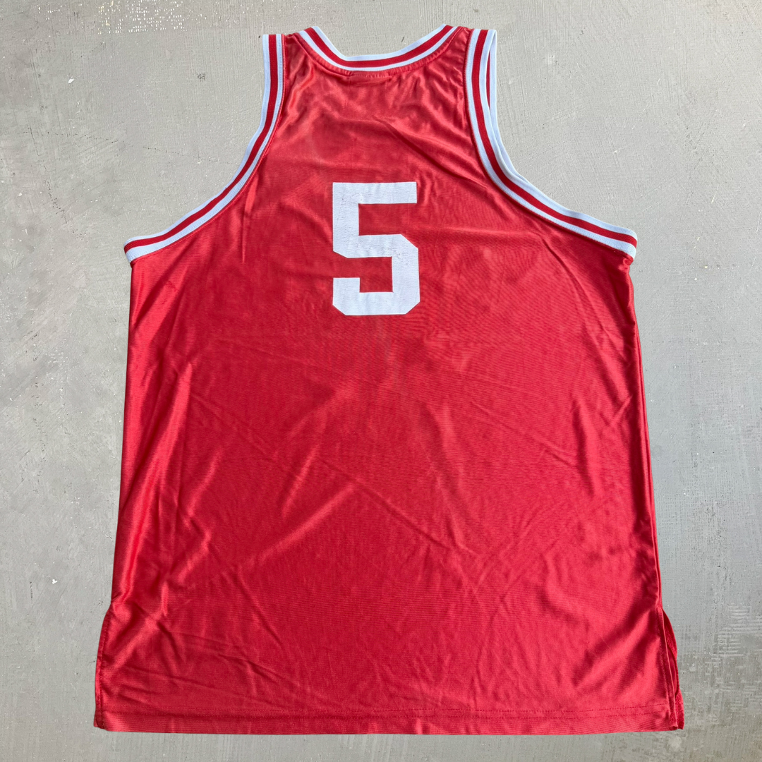 J- Vintage Indiana Hoosier Starter Basketball Jersey - 48/L