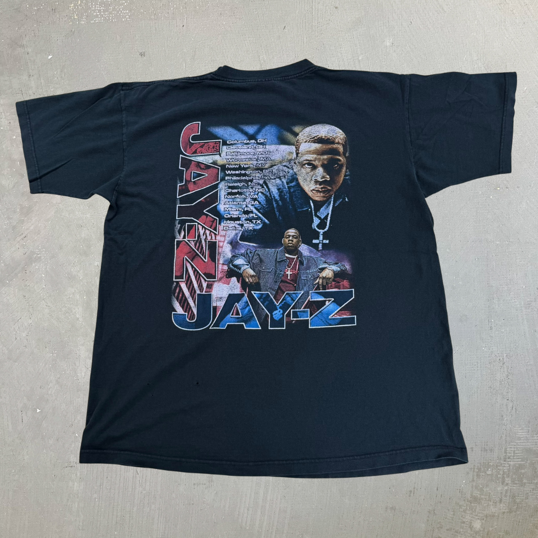 J- Vintage 2001 JAY-Z Blueprint Lounge Tour Rap Tee - XL