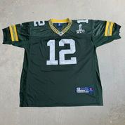 J- Vintage '11 Green Bay Packers Aaron Rodgers NFL Reebok Super Bowl 45 Football Jersey - 50 (fits L)