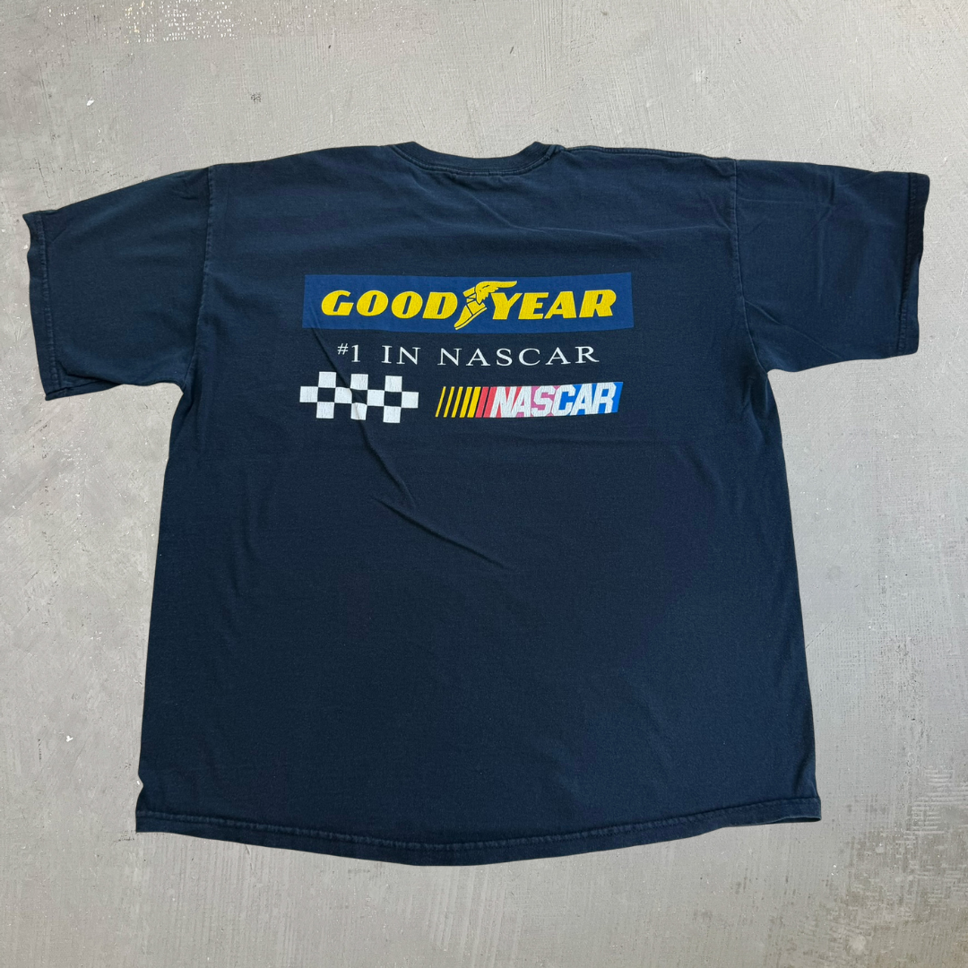 J- Vintage Nascar Good Year #1 In Nascar Graphic Pocket Tee - XL