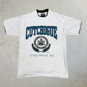 J- Vintage '92 Cutchogue Long Island New York Made In USA Single Stitch Tee - M
