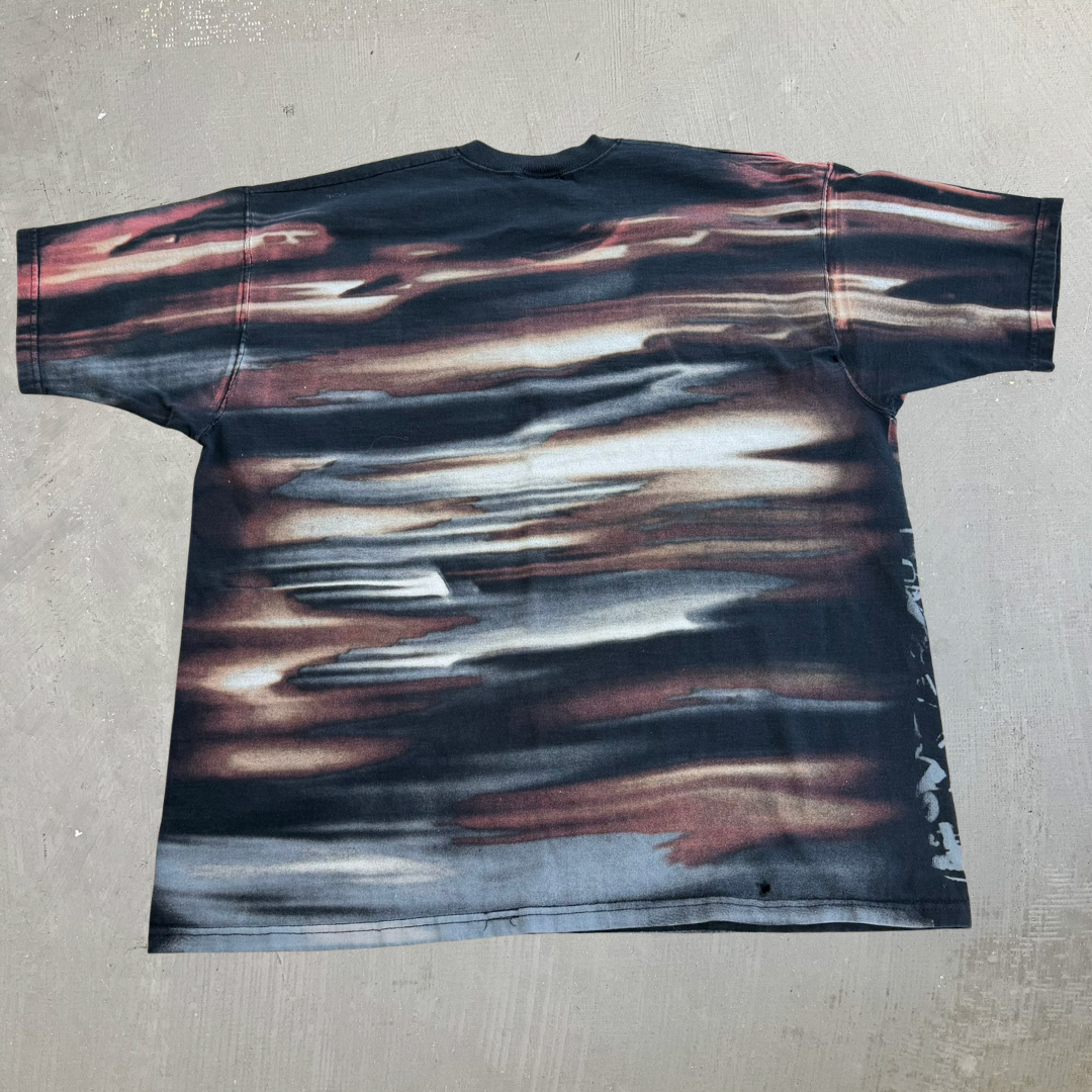 J- Vintage 90s Harley Davidson Motorcycles All Over Print Made In USA Tee - 2XL
