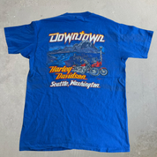 J- Vintage '90 Harley Davidson 50th Sturgis Made In USA Single Stitch Tee - L