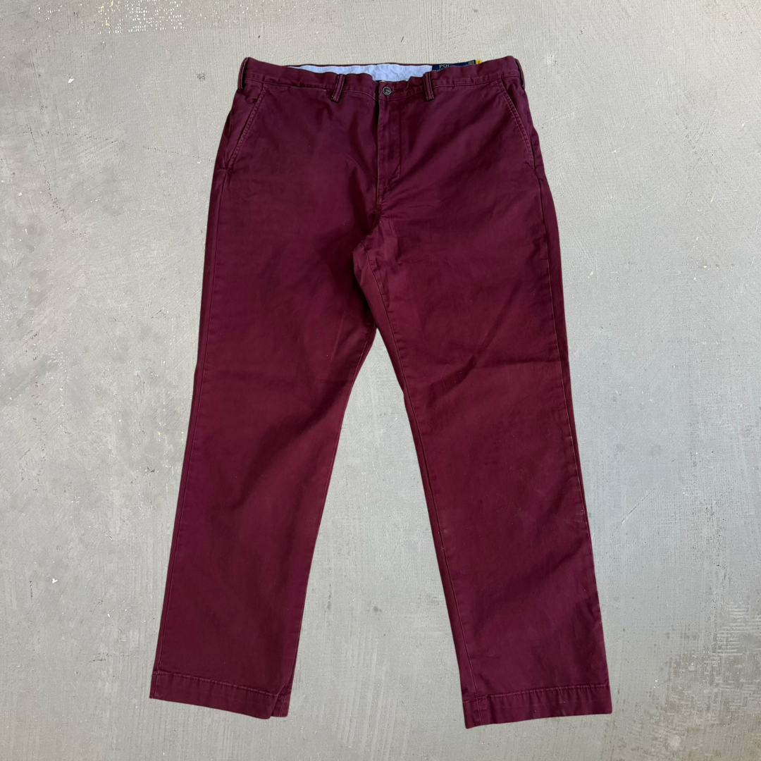 Vintage Polo RL "The Polo Chino" Stretch Straight Fit Pants - 38/32 (Measures 37/29)