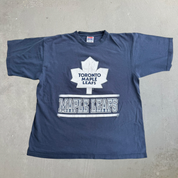 J- Vintage Toronto Maple Leafs Matt Sundin NHL Logo Graphic Tee - M (fit L)