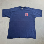 J- Vintage '99 Wayne Gretzky New York Rangers NHL The Great One Accolade Pro Player Tag Tee - XL
