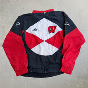 J- Vintage University Of Wisconsin Badgers Logo Apex One Lightweight Jacket - M