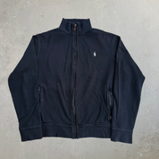 Vintage Polo RL Embroidered Logo Zip Up Track Jacket - L