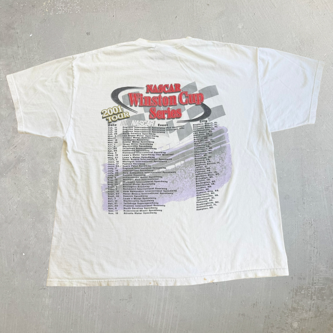 J- Vintage '01 Nascar Bill Elliott Dodge Different Racing Car Graphic Tee - L