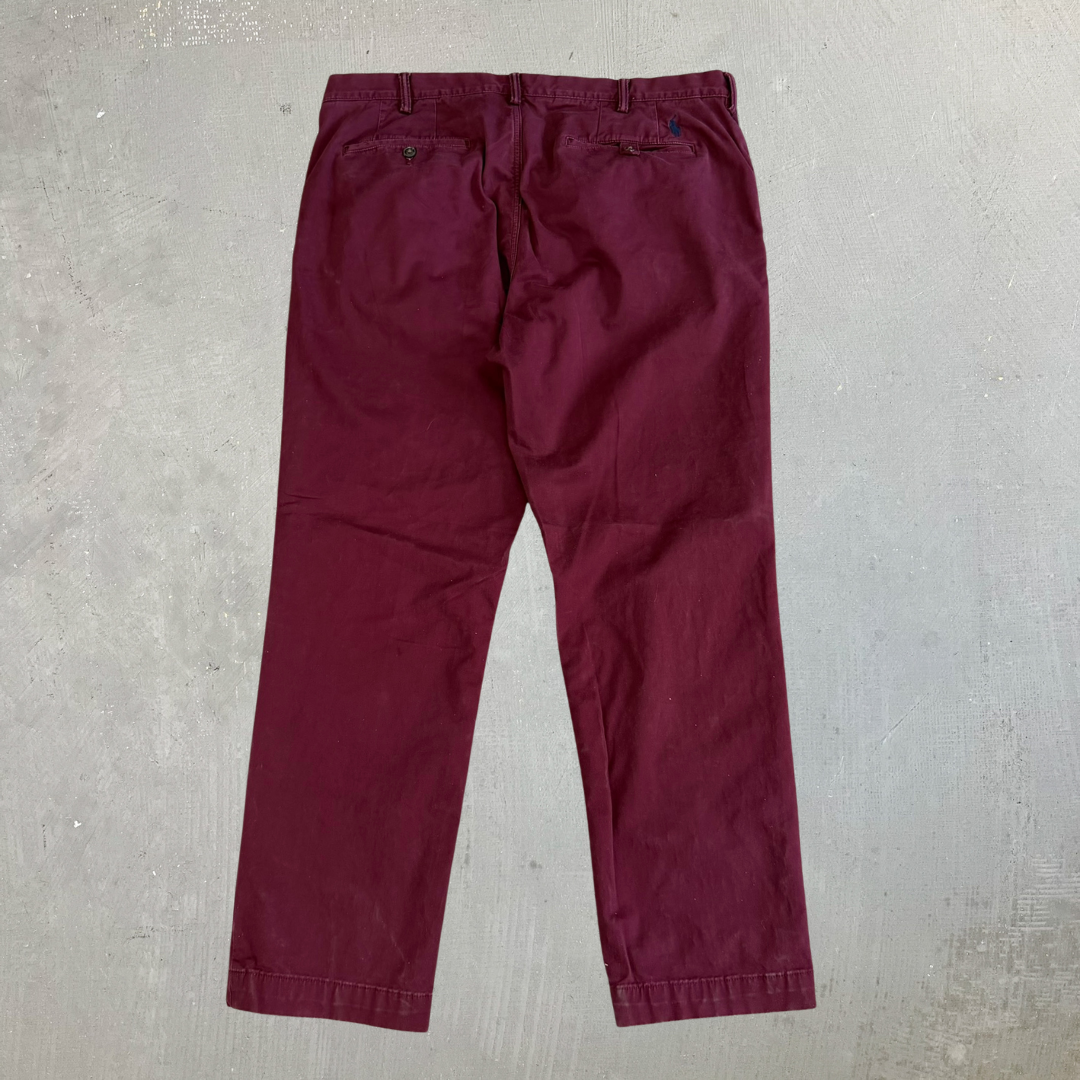 Vintage Polo RL "The Polo Chino" Stretch Straight Fit Pants - 38/32 (Measures 37/29)
