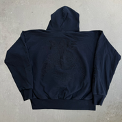 J- Vintage Diesel The Future Is Here Now Embroidered Swirl Hoodie - L