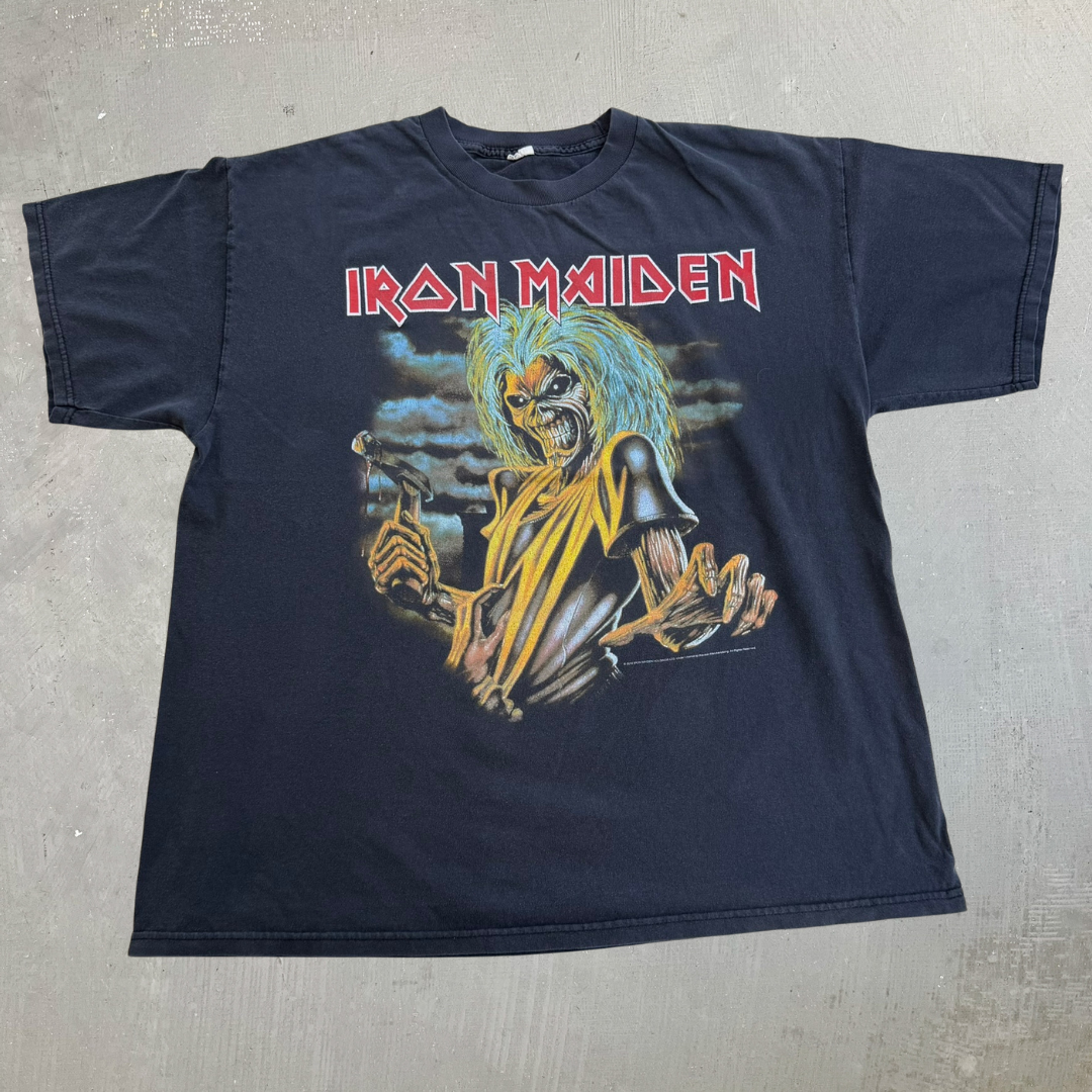 J- Vintage '10 Iron Maiden Killers Album Cover Tee - XL