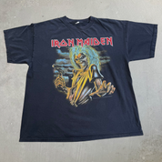J- Vintage '10 Iron Maiden Killers Album Cover Tee - XL