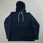 J- Vintage Gap Sweats Black Zip Up Hoodie - M