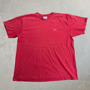 J- Vintage Nike Embroidered Chest Swoosh Tee - XL