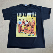 J- Vintage Brock Hampton Picture & Text Tee - L