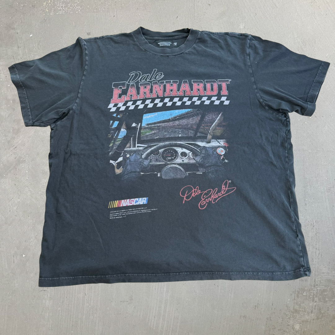 J- Abercrombie & Fitch Nascar Dale Earnhardt Driving Graphic Tee - 2XL Tall