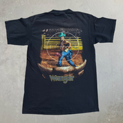 J- Vintage Wrangler Bullseye View Graphic Made In USA Tee - M