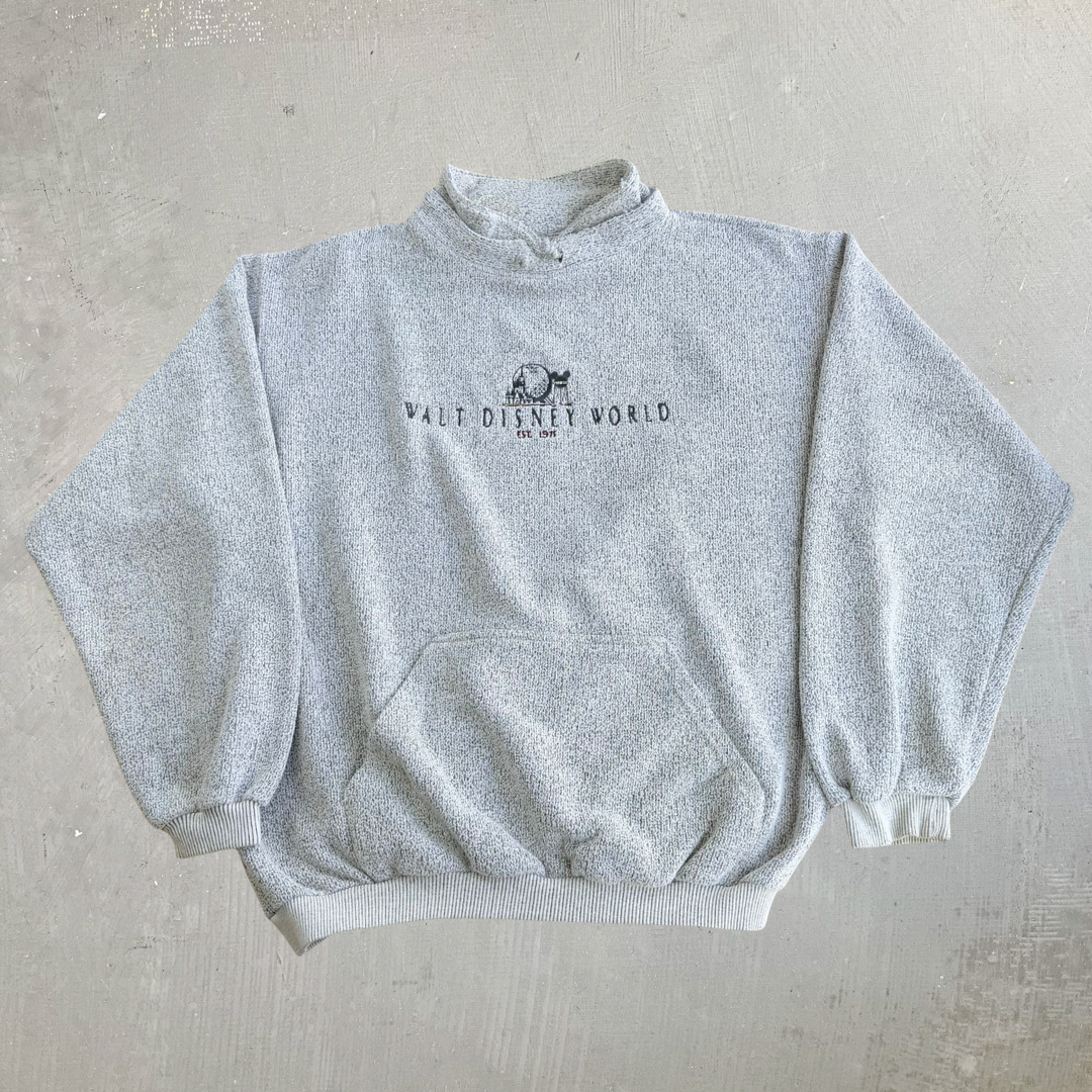 Vintage Disney Walt Disney World Embroidered Graphic Made In USA Crewneck - 2XL