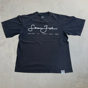 J- Vintage Sean John Logo Cursive Text Tee - M