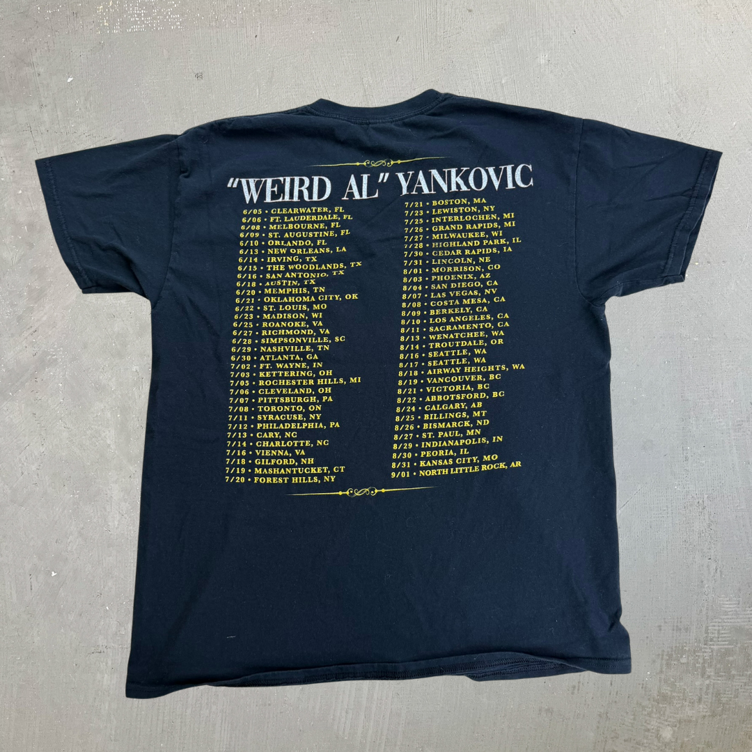 J- '19 Weird Al Yankovic Strings Attached Tour Picture Tee - L