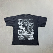 F- Vintage  Hip Hop Artists Parental Advisory Graphic Tee