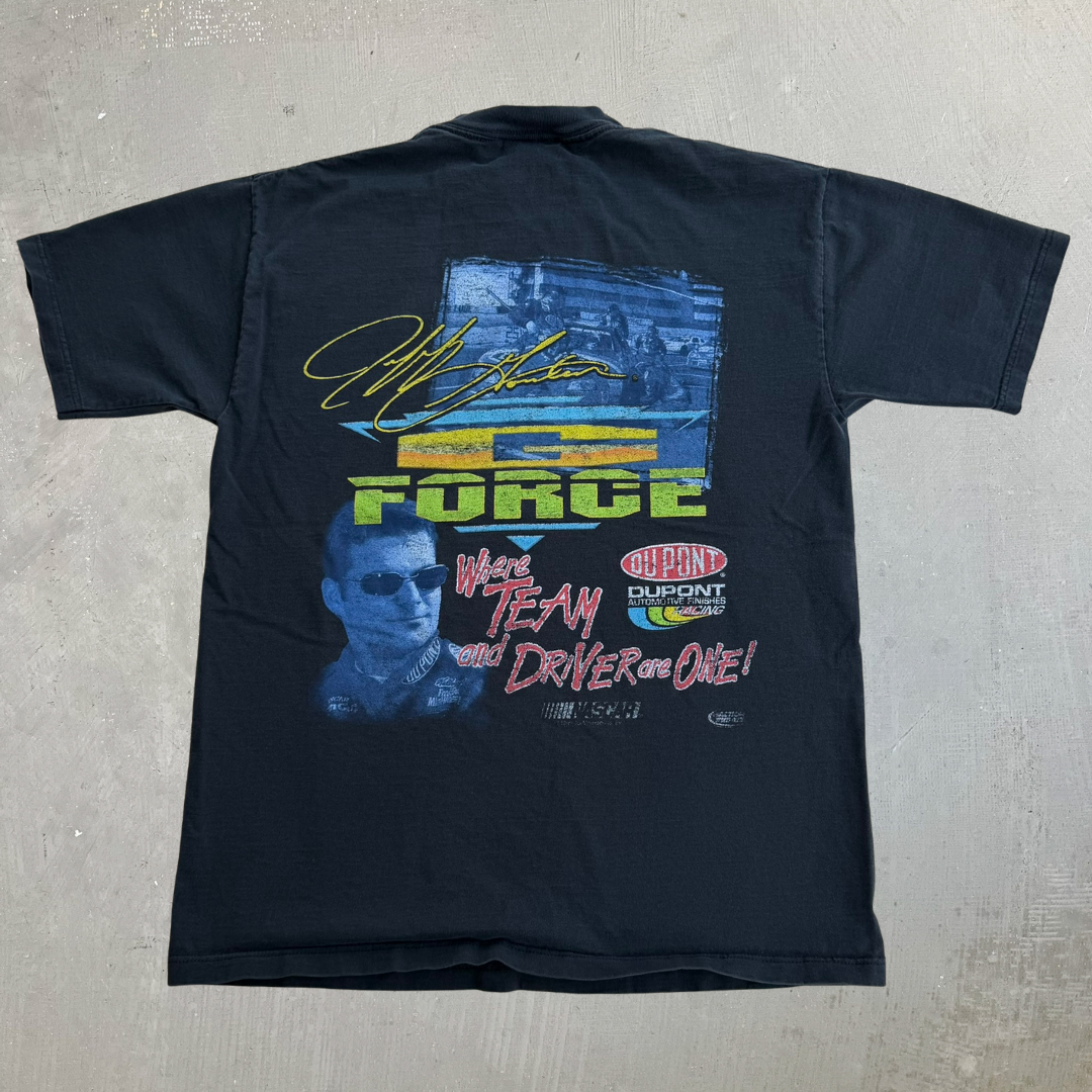 J- Vintage '99 Nascar Jeff Gordon G Force Graphic Made In USA Tee - S