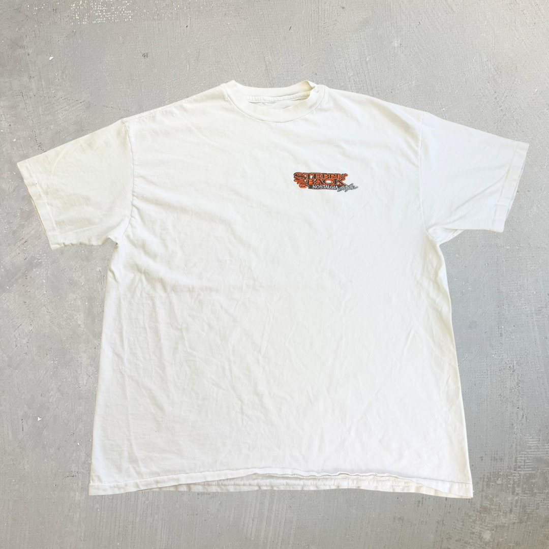 J- Vintage '94 Steppin' Back Nostalgia Style Car Graphic Single Stitch Tee - L