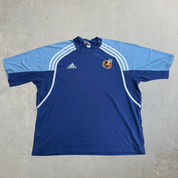 J- Vintage Adidas Royal Spanish Football Federation Embroidered Logo Tee - XL