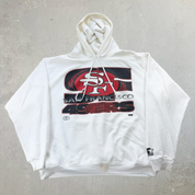 J- Vintage San Francisco 49ers NFL Starter Logo Hoodie - L