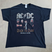 J- '15 AC/DC Rock Or Bust Tour Picture Graphic Tee - XL