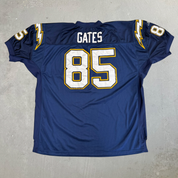 J- Vintage San Diego Chargers Antonio Gates NFL Reebok Football Jersey - 58 (fits 2XL)