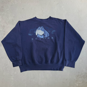 Vintage Disney Store Eeyore Text & Graphic Made In USA Crewneck - M
