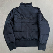 Vintage Women's Rocawear Embroidered Logo Zip Up Puffer Winter Jacket - Women's XL