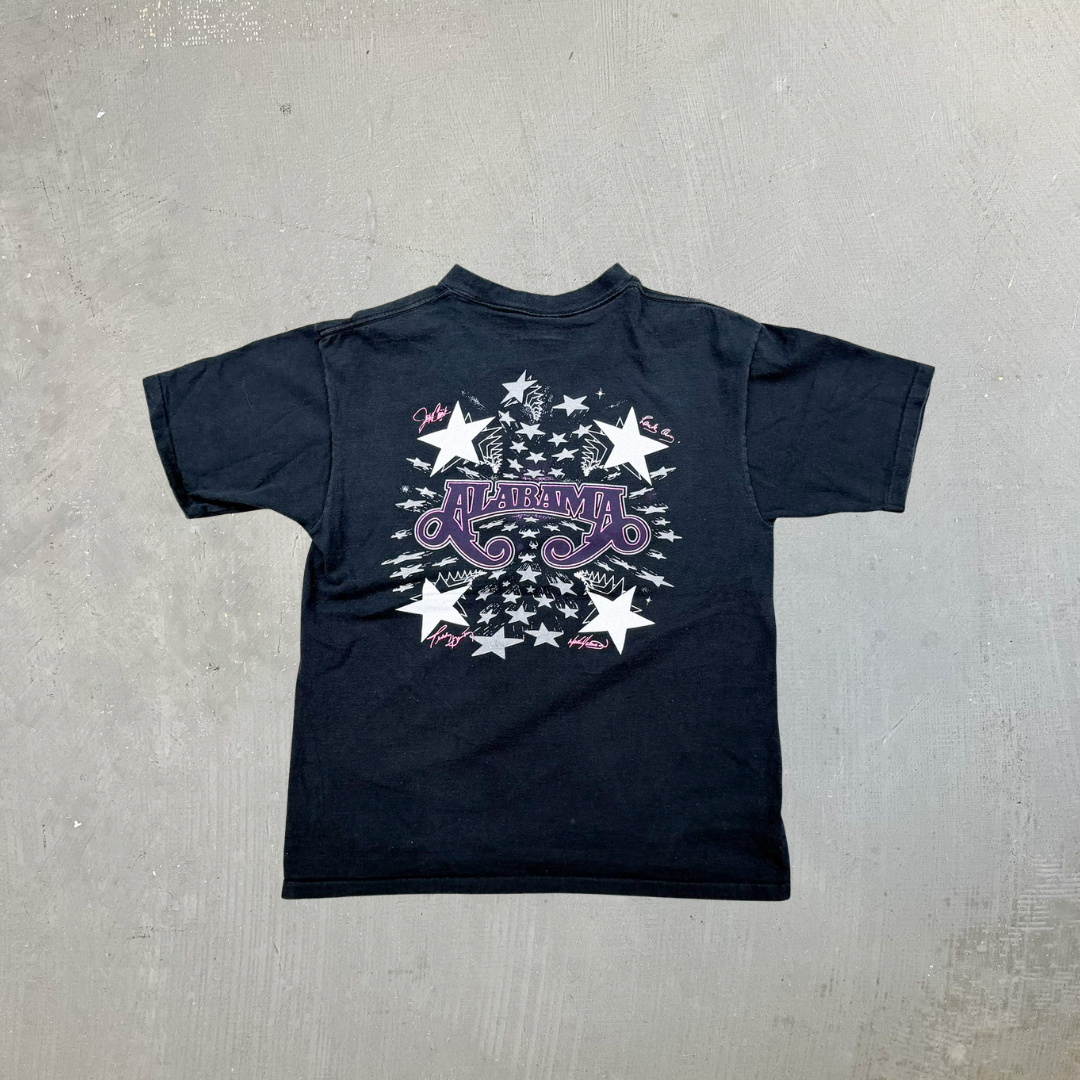 F- Vintage '92 Alabama Picture Graphic Made In USA Single Stitch Tee