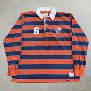 J- Vintage American Eagle Athletics Long Sleeve Rugby Shirt - L