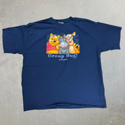 J- Vintage Disney Disneyland Group Hug Graphic Tee - XL