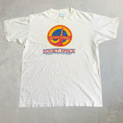 J- Vintage 90s Soviet Space Boston Museum Of Science Graphic Made In USA Single Stitch Tee - XL
