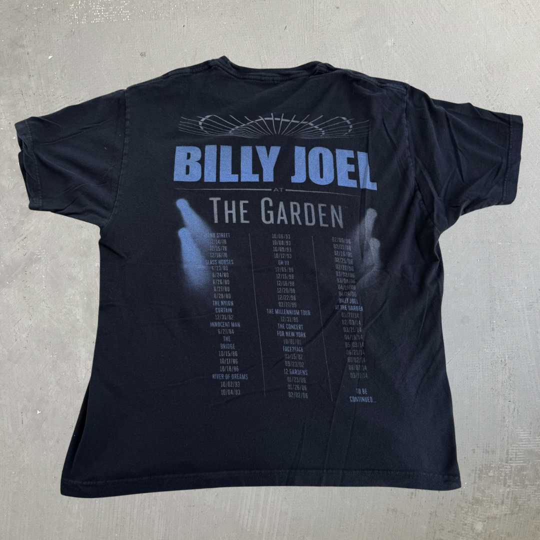 J- '14 Billy Joel Live At The Garden New York Picture Graphic Tee - XL